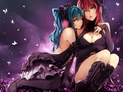 

Akhuratha Anime vocaloid-hatsune-miku-megurine-luka Wall Poster Paper Print(12 inch X 18 inch, Rolled)