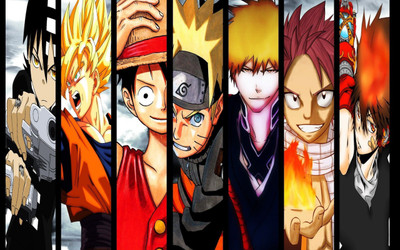 

Akhuratha Anime anime-piece-bleach-naruto-dragon-manga-japans-ball Wall Poster Paper Print(12 inch X 18 inch, Rolled)