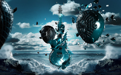 

Akhuratha music-widescreen-style-pandora- Wall Poster Paper Print(12 inch X 18 inch, Rolled)