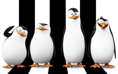 

Akhuratha penguins-madagascar-movies Wall Poster Paper Print(12 inch X 18 inch, Rolled)