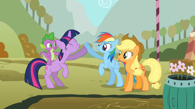 

Aabhaas friendship-magic-pony-little-movies-television-boards Wall Poster Paper Print(12 inch X 18 inch, Rolled)