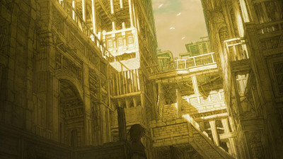 

Akhuratha Anime architecture Wall Poster Paper Print(12 inch X 18 inch, Rolled)