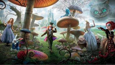 

Aabhaas -screen-savers-original-wonderland-screensavers-images-alice Wall Poster Paper Print(12 inch X 18 inch, Rolled)