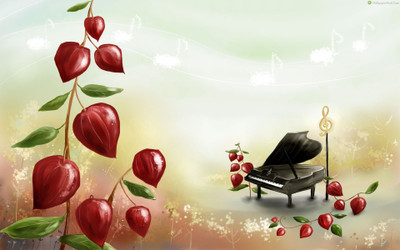 

musics-piano-papers-objects-art Wall Poster Paper Print(12 inch X 18 inch, Rolled)