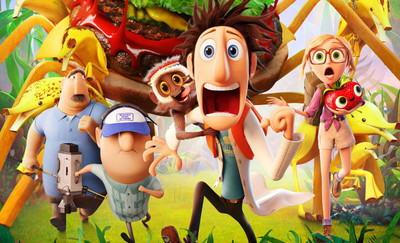 

Aabhaas cloudy-with-a-chance-of-meatballs-movie Wall Poster Paper Print(12 inch X 18 inch, Rolled)