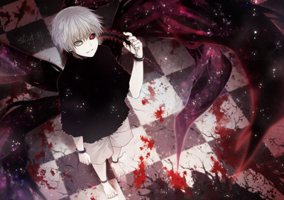 

Akhuratha Anime tokyo-ghoul-kaneki-ken Wall Poster Paper Print(12 inch X 18 inch, Rolled)
