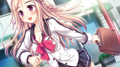 

Akhuratha Anime anime-school-uniforms-visual-novels-iro-ni-ide-ni-keri-waga-koi-wa-harukaze-tomone Wall Poster Paper Print(12 inch X 18 inch, Rolled)