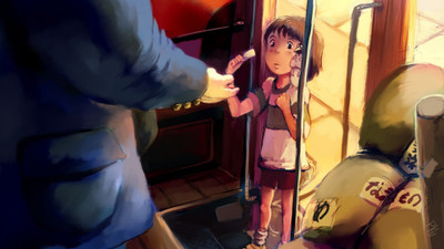 

Akhuratha Anime studio-ghibli-spirited-away Wall Poster Paper Print(12 inch X 18 inch, Rolled)