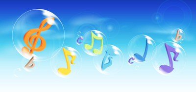 

Akhuratha musical-bubbles--bests Wall Poster Paper Print(12 inch X 18 inch, Rolled)