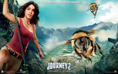 

Aabhaas vanessa-hudgens-island-movies-mysterious-journey Wall Poster Paper Print(12 inch X 18 inch, Rolled)