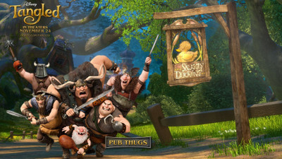 

Aabhaas 0disney-thugs-tangled-movies-popular Wall Poster Paper Print(12 inch X 18 inch, Rolled)