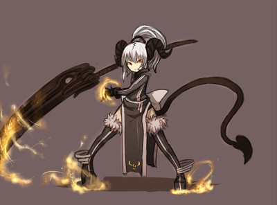 

Akhuratha Anime shirogane-usagi-swords-tails-horns-white-hair-red-eyes Wall Poster Paper Print(12 inch X 18 inch, Rolled)