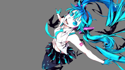 Akhuratha Anime hatsune-miku-vocaloid Wall Poster Paper Print(12 inch X 18 inch, Rolled)