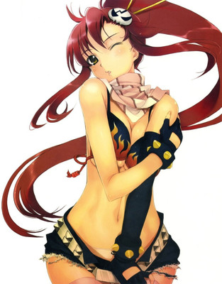 

Akhuratha Anime littner-yoko-redheads-white-tengen-toppa-gurren-lagann Wall Poster Paper Print(12 inch X 18 inch, Rolled)