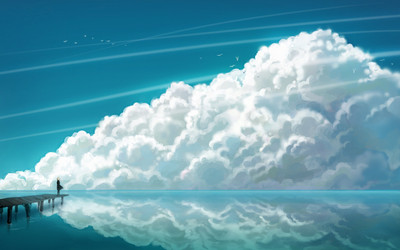 

Akhuratha Anime wall-night-beautiful--cloud-screensaver-gallery Wall Poster Paper Print(12 inch X 18 inch, Rolled)