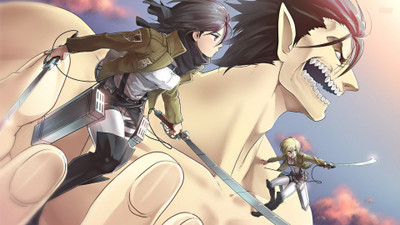 

Akhuratha Anime shingeki-no-kyojin-mikasa-ackerman-armin-arlert-eren-jeager Wall Poster Paper Print(12 inch X 18 inch, Rolled)