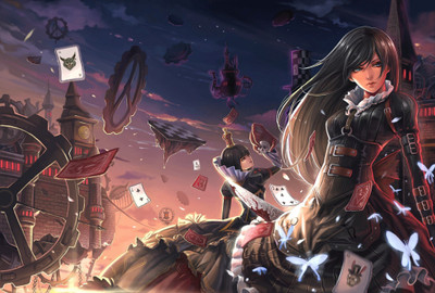 

Akhuratha Anime anime-alice-in-wonderland Wall Poster Paper Print(12 inch X 18 inch, Rolled)