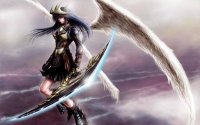 

Akhuratha Anime aangel-warrior-bigest-images Wall Poster Paper Print(12 inch X 18 inch, Rolled)