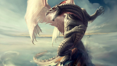 

Akhuratha Anime dragon Wall Poster Paper Print(12 inch X 18 inch, Rolled)