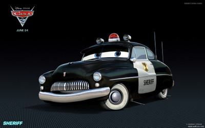 

Akhuratha movie-sheriff-cars-pixar-cars Wall Poster Paper Print(12 inch X 18 inch, Rolled)
