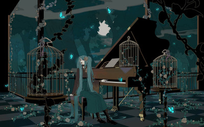 

Akhuratha Anime bird-piano-birdcagepianos-images Wall Poster Paper Print(12 inch X 18 inch, Rolled)