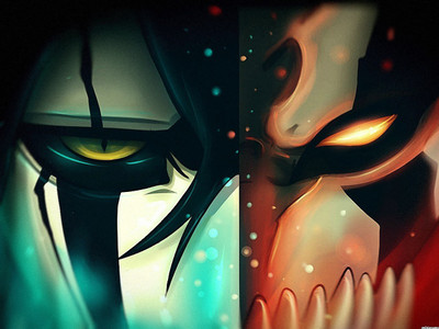 

Akhuratha Anime bleach-espada-eyes-hollow-ichigo-kurosaki-ichigo-ulquiorra-cifer Wall Poster Paper Print(12 inch X 18 inch, Rolled)