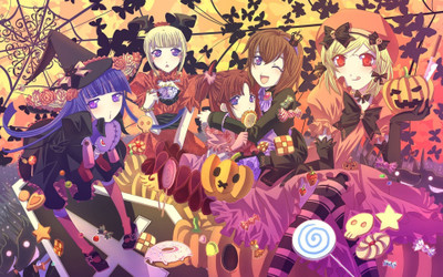 Akhuratha Anime ahalloween Wall Poster Paper Print(12 inch X 18 inch, Rolled)