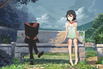 

Akhuratha Anime kill-la-kill-matoi-ryuuko Wall Poster Paper Print(12 inch X 18 inch, Rolled)