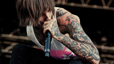 

music-oliver-sykes-bring-me-the-horizon Wall Poster Paper Print(12 inch X 18 inch, Rolled)