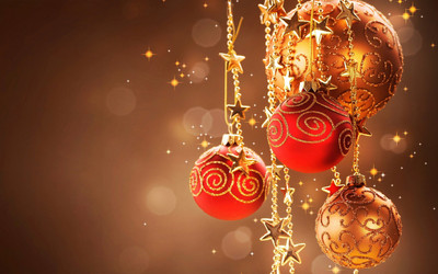

Akhuratha Anime achristmas-sparkling-ballss Wall Poster Paper Print(12 inch X 18 inch, Rolled)