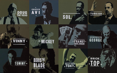 

Aabhaas 300-actors-benicio-del-toro-brad-pitt-jason-statham-movies-snatch Wall Poster Paper Print(12 inch X 18 inch, Rolled)