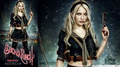 

Aabhaas -movies-sucker-punch-emily-browning Wall Poster Paper Print(12 inch X 18 inch, Rolled)
