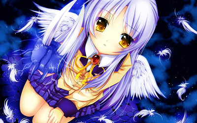

Akhuratha Anime beats-angels Wall Poster Paper Print(12 inch X 18 inch, Rolled)