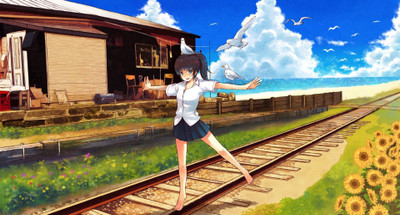 

Akhuratha Anime anime-scenery Wall Poster Paper Print(12 inch X 18 inch, Rolled)