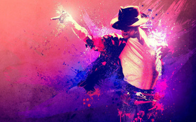 

michael-jackson-purple-singers-dancing-celebrity-pop-music-artistic-multicolor-pink- Wall Poster Paper Print(12 inch X 18 inch, Rolled)