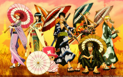 

Akhuratha Anime chopper-japanese-clothes-kimono-monkey-d-luffy-nami-one-piece-nico-robin-one-piece-roronoa-zoro-sanji-one-piece Wall Poster Paper Print(12 inch X 18 inch, Rolled)