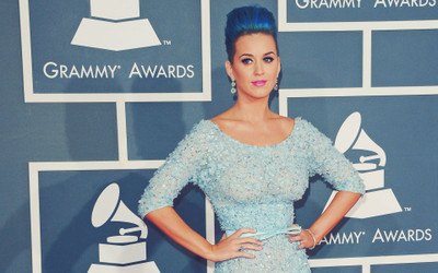 

-katy-perry-women-music-blue-hair-singers Wall Poster Paper Print(12 inch X 18 inch, Rolled)