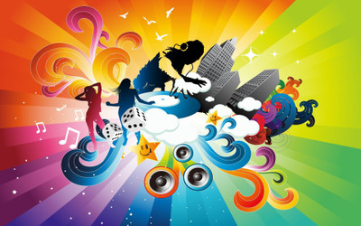 

colorful-music Wall Poster Paper Print(12 inch X 18 inch, Rolled)