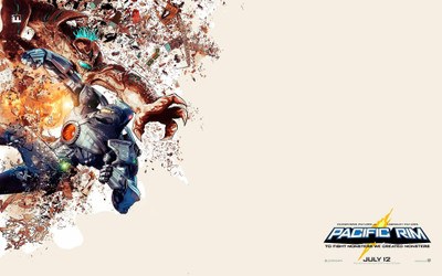 

Akhuratha monster-white-high-fight-robot-movies-pacific-giant- Wall Poster Paper Print(12 inch X 18 inch, Rolled)