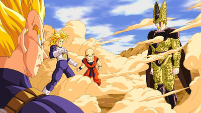

Akhuratha Anime dragon-ball-super-saiyan-cell-trunks-vegeta-krillin-perfect-cell Wall Poster Paper Print(12 inch X 18 inch, Rolled)
