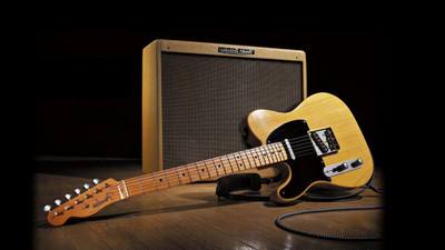 

guitar-instruments-musicals Wall Poster Paper Print(12 inch X 18 inch, Rolled)