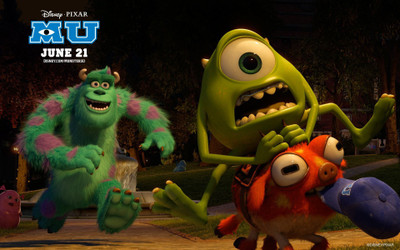 

Aabhaas -monsters-university-movie-gallery- Wall Poster Paper Print(12 inch X 18 inch, Rolled)