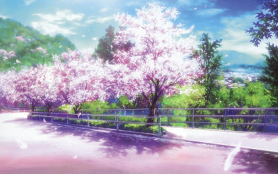 

Akhuratha Anime ablossom-cherrys-clannad Wall Poster Paper Print(12 inch X 18 inch, Rolled)