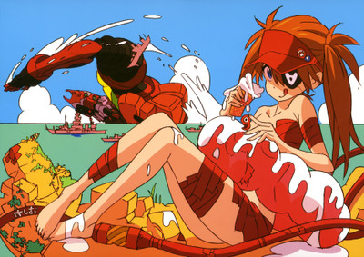 

Akhuratha Anime neon-genesis-evangelion-asuka-langley-soryu-eva-unit-parodies Wall Poster Paper Print(12 inch X 18 inch, Rolled)