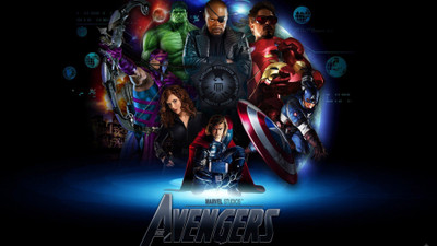 

Akhuratha movies-the-avengers-thor-iron-man-hawkeye-nick-fury-captain-america-black-widow-hulk-bruce-banner Wall Poster Paper Print(12 inch X 18 inch, Rolled)