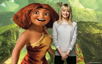 

Aabhaas emma-stone-laptop-online-hobbit-movie-mobile-quality Wall Poster Paper Print(12 inch X 18 inch, Rolled)