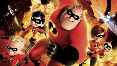 

Aabhaas -spongebob-happy-squarepants-movie-incredibles Wall Poster Paper Print(12 inch X 18 inch, Rolled)