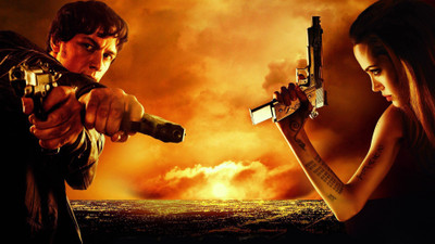 

Wall Poster a/angelina-jolie-pistols-james-mcavoy-wanted Paper Print(12 inch X 18 inch, Rolled)