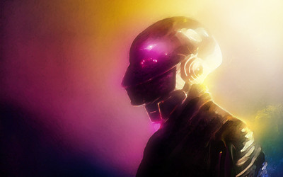 

-daft-punk-dj-music Wall Poster Paper Print(12 inch X 18 inch, Rolled)