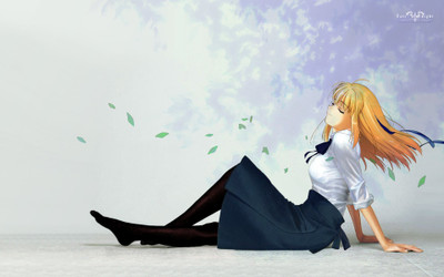 

Akhuratha Anime fatestay-night-saber Wall Poster Paper Print(12 inch X 18 inch, Rolled)